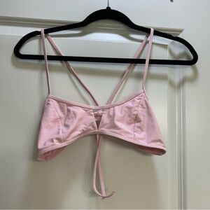 Summer salt high dive pink adjustable bikini top size small 4
